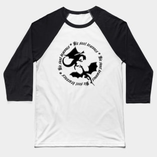 Hic sunt dracones Baseball T-Shirt